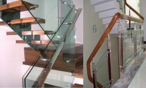 Làm lan can inox kính cường lực tại quận 3