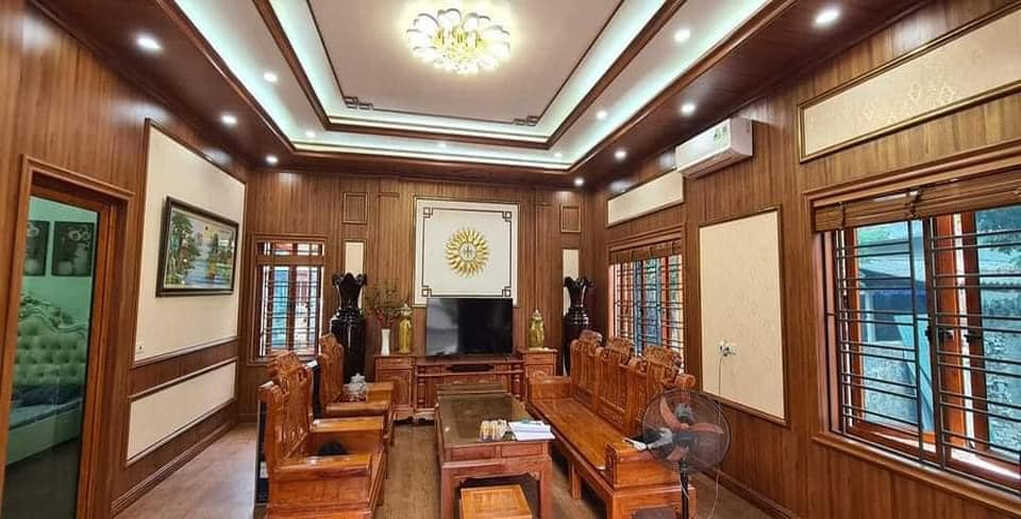 Trần hộp trần la phông phòng khách Gò Vấp