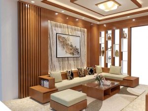 Thi công nhựa giả gỗ ốp tường tại quận 4