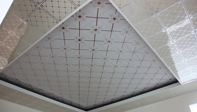 Trần hộp trần la phông phòng khách quận 10