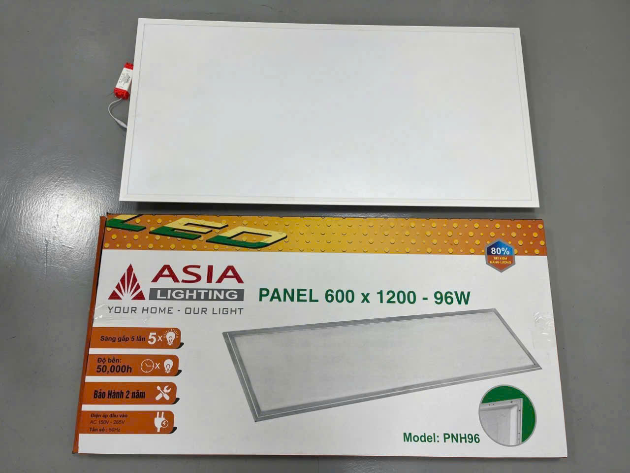 Đèn led asia Vuông 60x60cm 36w 48w