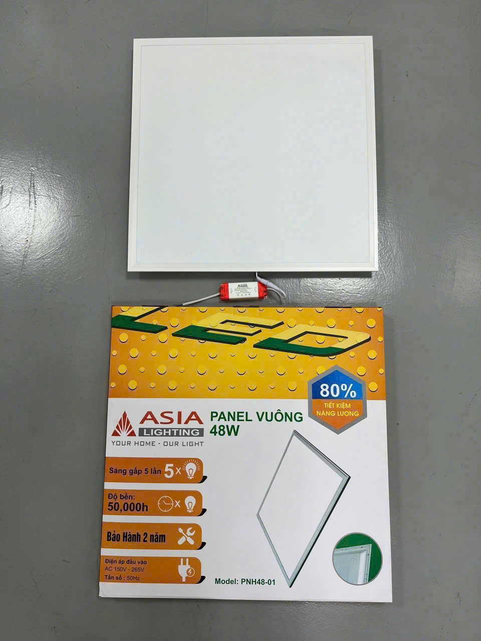 Đèn led asia Vuông 60x60cm 36w 48w